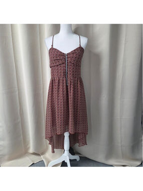 Rue21 Red Patterned High Low Dress Size XL